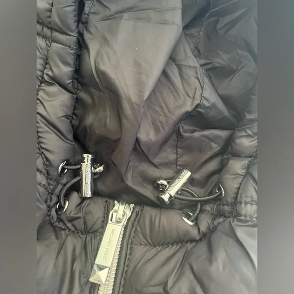 MICHAEL Kors black quilted nylon packable puffer black jacket Size S - Picture 13 of 14